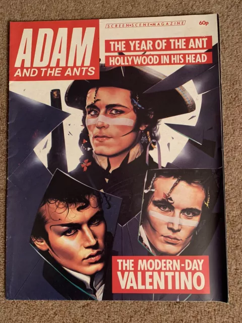 Adam Ant / Adam And The Ants - Vintage Magazine/Poster 1980's Original