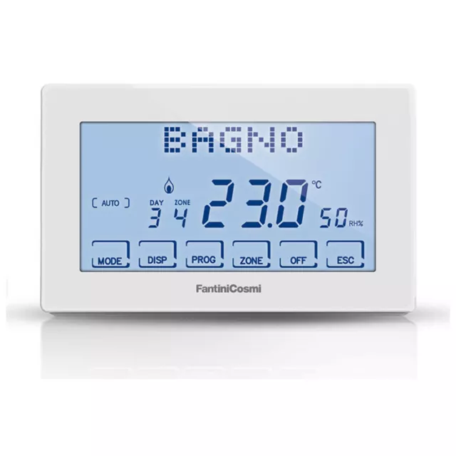 Fantini Cosmi Thermostat Programmable Intellicomfort CH180RFWIFI
