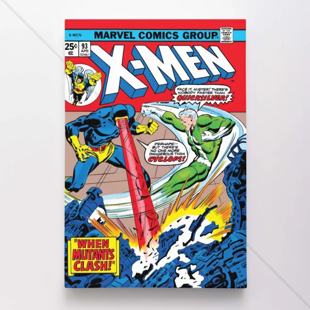 Uncanny X-Men Poster Canvas Vol 1 #93 Xmen Marvel Comic Book Art Print