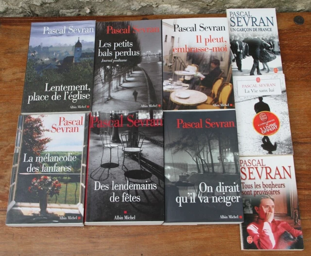 PASCAL SEVRAN - LOT DE 9 LIVRES - 1ère éditions - ALBIN MICHEL / POCHE - TBE