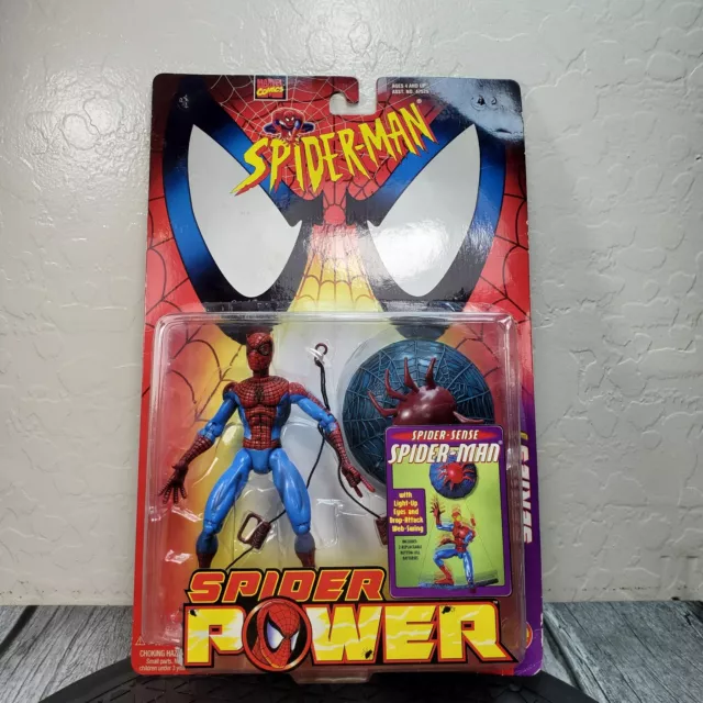 Vintage ToyBiz Marvel Comics Spider Power Spider-Man Action Figure New 1998