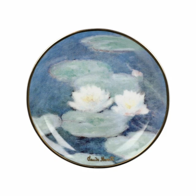 Goebel Mini Assiette Van Gogh Amandier Bleu - Porcelaine Fine Artis Orbis 10cm