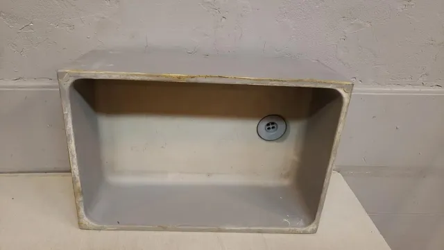 Lab Sink Basin Grey Epoxy 25x11x16