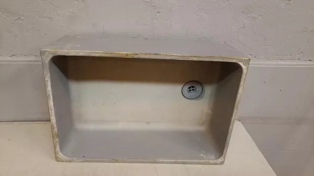Lab Sink Basin Grey Epoxy 25x11x16