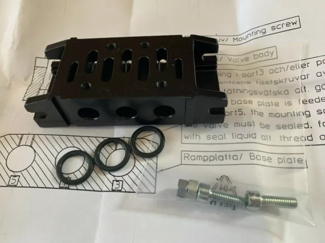 5801820000 Rexroth  Mecman   Iso 1 Sub Base   Neuf / New
