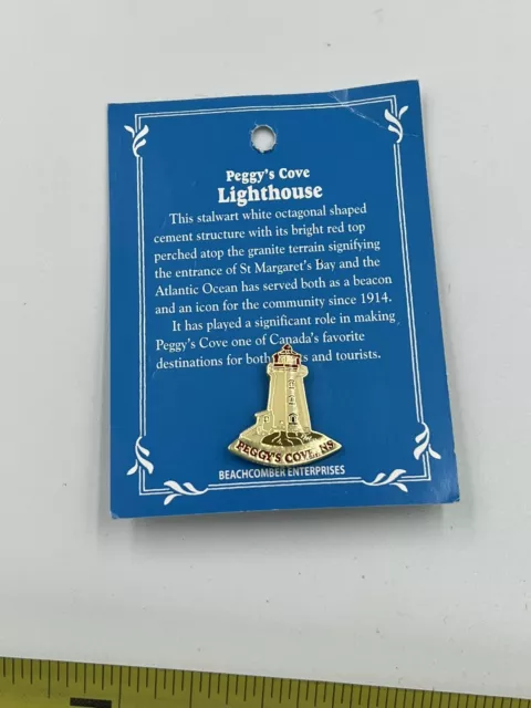 Peggy’s Cove Nova Scotia Travel Souvenir Enamel Pin - Lapel, Hat - Lighthouse
