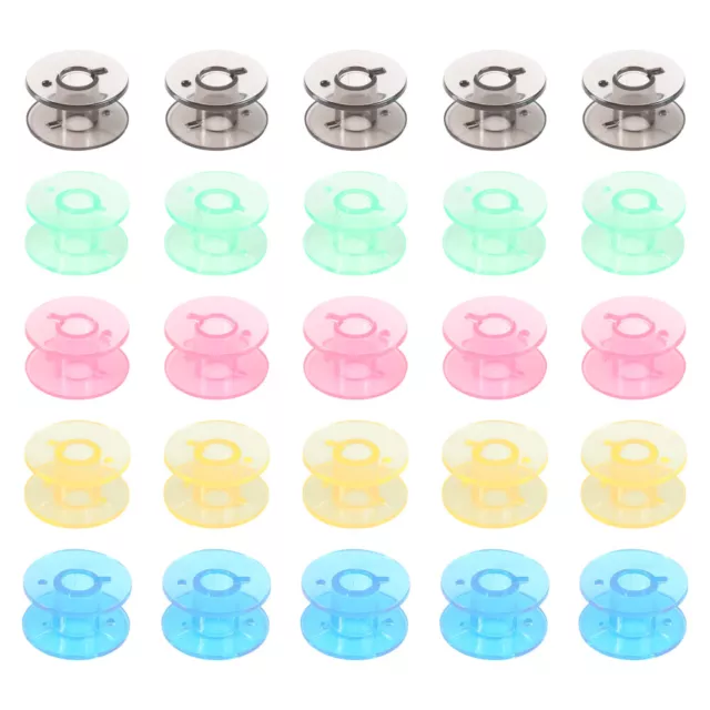 25 Pcs Bobbins for Standard Household Sewing Machines Empty