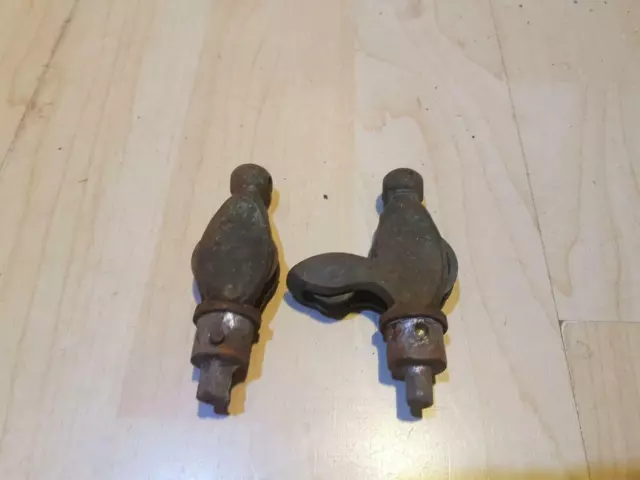 2 Vintage Laundry Hook Rope Pulleys Washing Line Farmhouse Kitchen