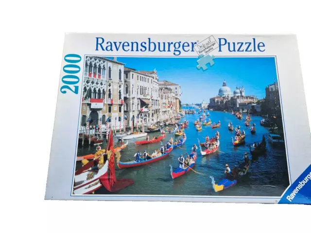 Ravensburger Puzzle 2000 Teile Venedig   Vollständig