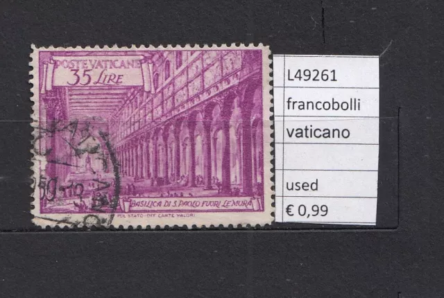 Francobolli Vaticano Usati  (L49261)
