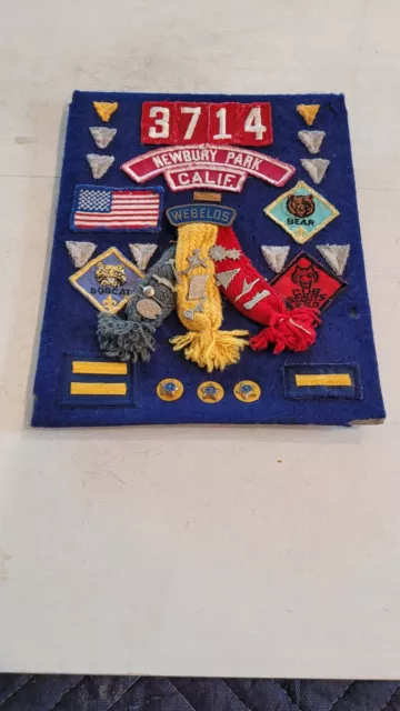 Vintage Cub Scout Weblos Patches Complete Set