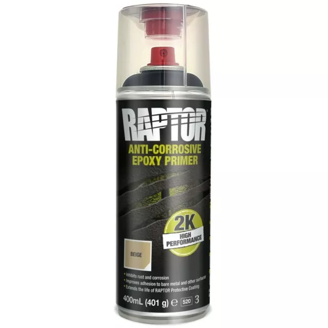 1x UPOL RAPTOR 2K BEIGE 400ML SPRAY KORROSIV EPOXY GRUNDIERUNG Bettwäsche