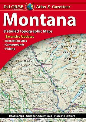 Delorme Montana MT Atlas & Gazetteer Map Newest Edition Topographic / Road Maps