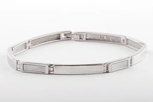 Perlmutt Armband 925 er Sterling Silber Länge 19 cm Top! *