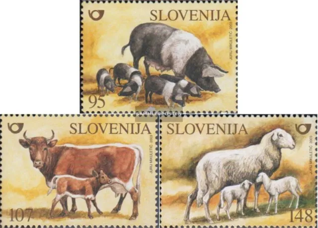 Slowenien 438-440 (kompl.Ausg.) postfrisch 2003 Nutztiere