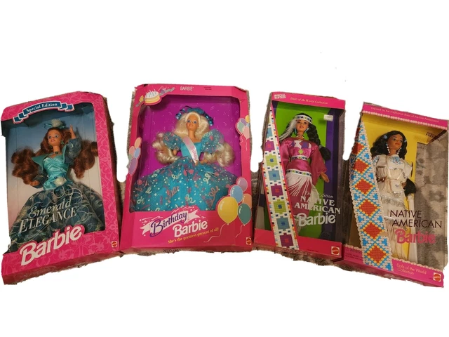 barbie collector dolls new in box lot