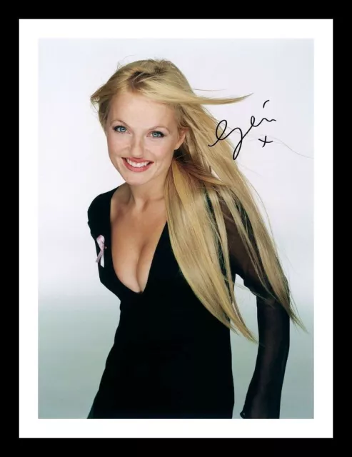 Geri Halliwell Autograph Signed & Framed Photo