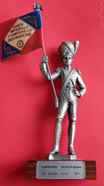 FIGURINE HACHETTE PORTE Drapeaux 19e Demi Brigade de Ligne 1798