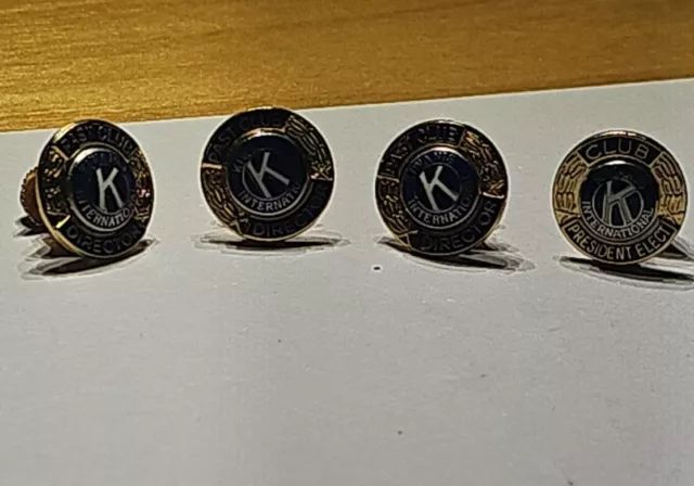 Kiwanis Club International  Vintage Tie Tack Lapel Pin Lot