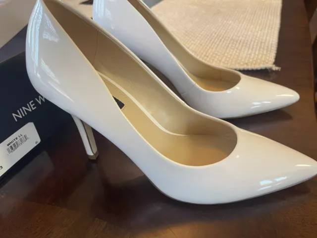 nine west heels 8.5 new leather