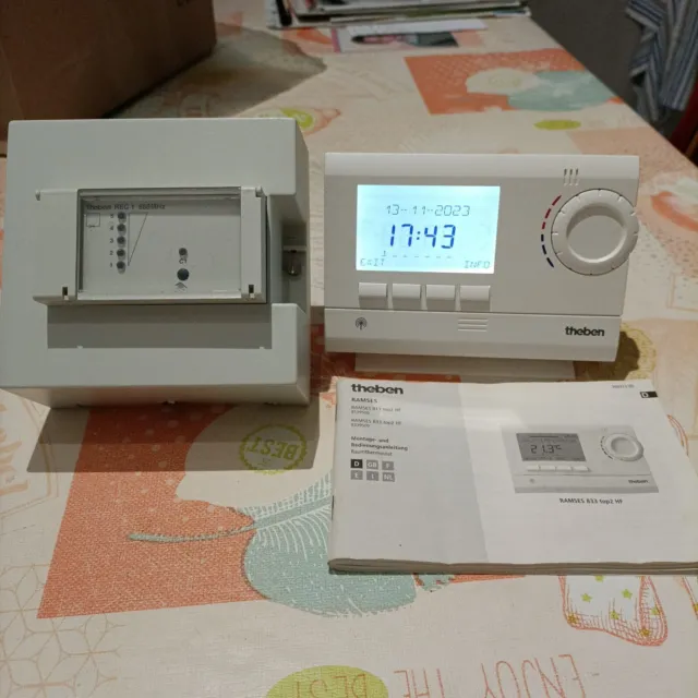 Theben Thermostat à horloge numérique RAM 813 top2 HF set