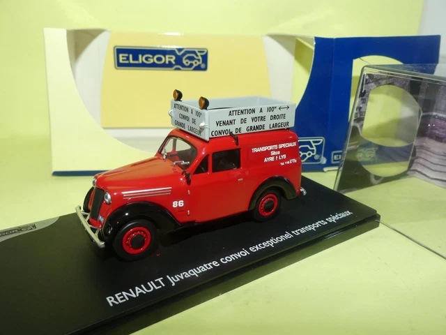 Eligor CEC 1/43 - Renault Juvaquatre + Bagages
