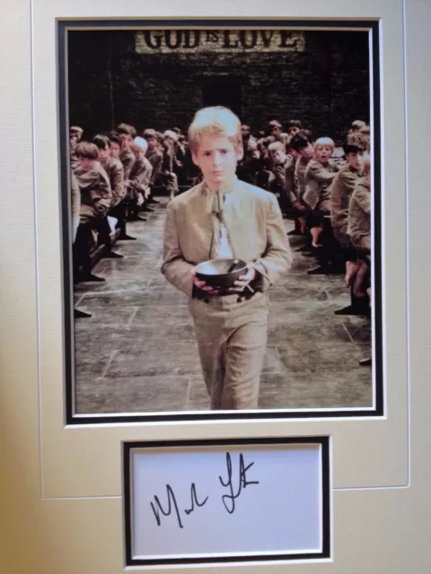 Mark Lester - Great Child Actor - Oliver - Signed Colour Photo Display