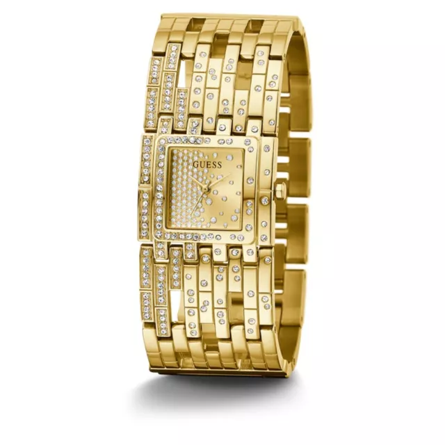 Guess Analog Gold Dial & Stainless Steel Strap Women Watch GW0441L2