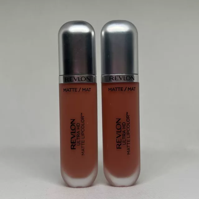 Revlon Ultra HD Matte Lipcolor 630 HD Seduction 0.2 fl oz New Lot of 2