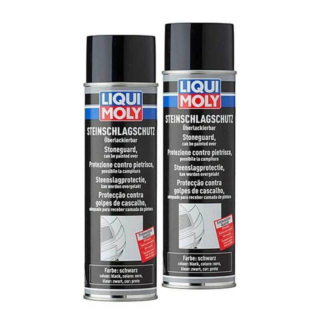 LIQUI MOLY Steinschlagschutz Spray Kautschuk schwarz 500ml 2x
