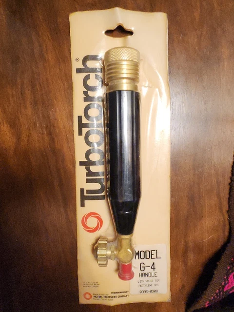TurboTorch G-4 Torch Handle W/ Valve 0386-0308 Made In USA  Thermadyne Acetylene