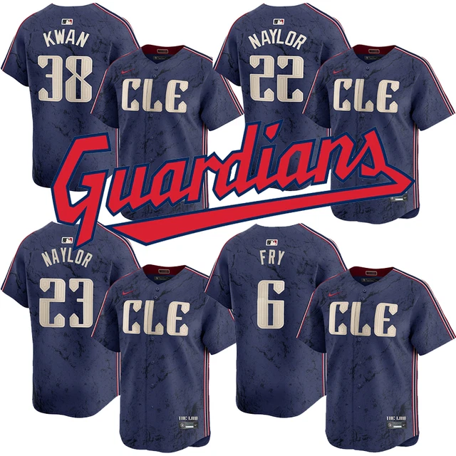 CLEVELAND GUARDIANS MEN'S Navy 2024 City Connect Limited Jersey 64.99