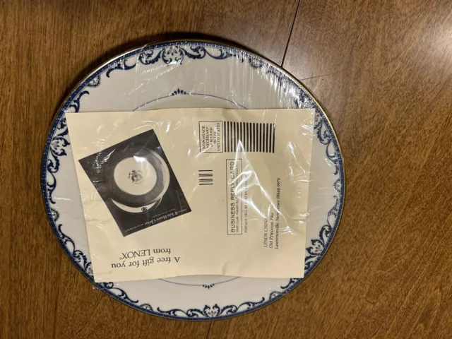 Lenox Presidential China Liberty 4 Dinner Plates. In original plastic