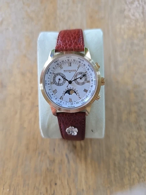 WITTNAUER WATCH SWISS Chrono Mens w Sapphire Crystal C876829 75.00 PicClick