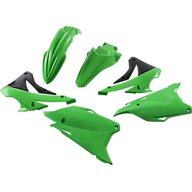ACERBIS KIT CARENE PLASTICHE PER KAWASAKI NERO/VERDE KAWASAKI KX 250 F