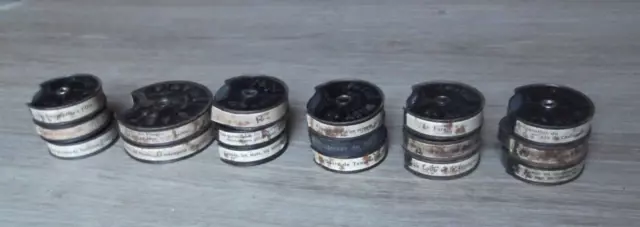 17 BOBINES 9,5mm PATHE BABY diverses