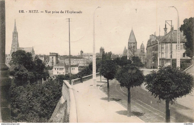 57 METZ _S14162_ Vue prise de l'Esplanade En l'�tat Pli