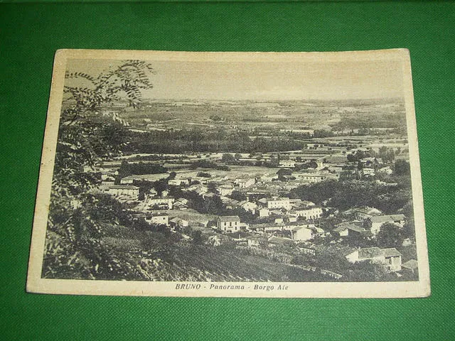 Cartolina Bruno - Panorama - Borgo Ale 1953