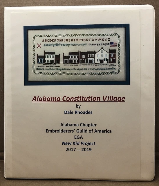 Alabama Constitution Village de Dale Rhoades - Solo Patrón - Gremio de Bordadores