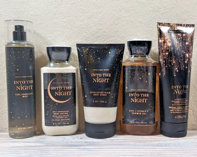 INTO THE NIGHT Bath & Body Works Body Care Gift Set - 5 Piece Set