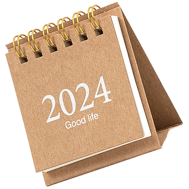 FREE STANDING CALENDAR 2024 Desktop Calendar Desktop Calendar Desk