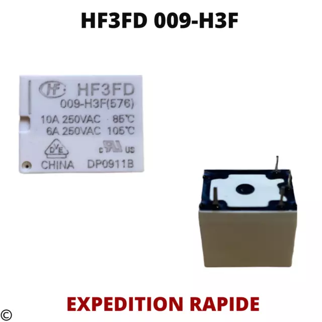 Hf3Fd 009-H3F Relais De Puissance 4 Pins 9V