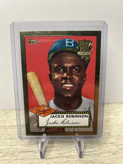 TOPPS 1952 JACKIE Robinson LA Dodgers réimpression EUR 15,36 - PicClick FR