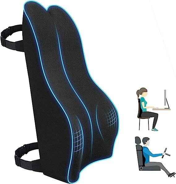 Lumbar Support Pillow for Office Chair Car Lumbar Pillow Lower Back Pain Relief