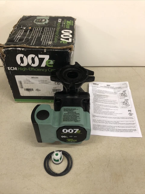 New Unused Taco 007e-2F4 007e Cast Iron ECM High-Efficiency Circulator Pump