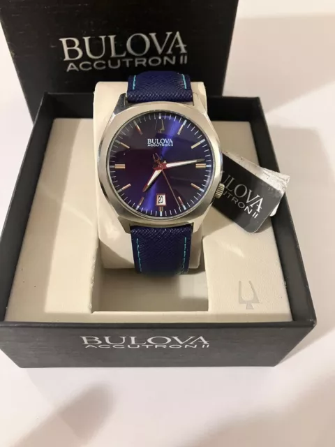 OROLOGIO BULOVA ACCUTRON Ii Steel Case Come Nuovo Alta Frequenza