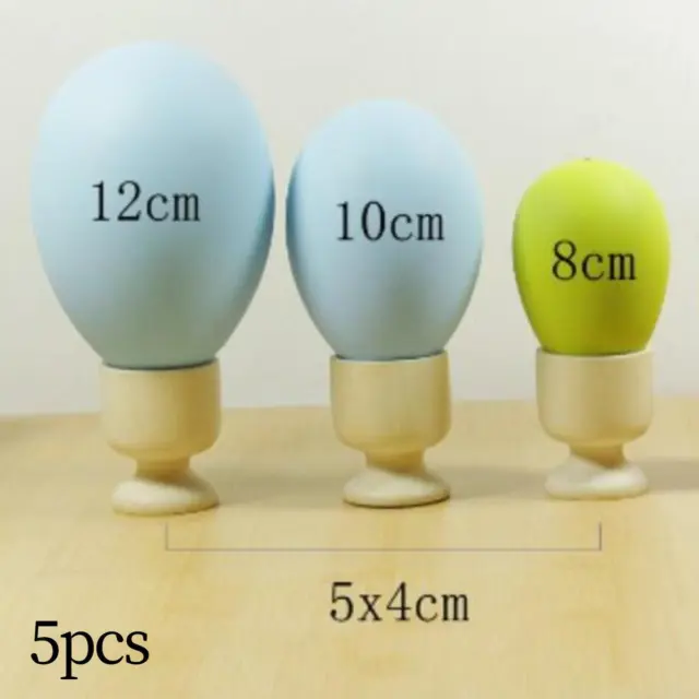 5 Pieces Easter Egg Cups Egg Holders for Party Favors Kitchen Table Settings