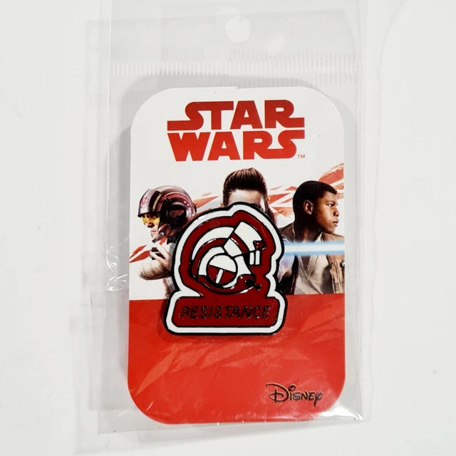 Distintivo ufficiale STAR WARS - THE LAST JEDI Spilla RESISTENZA Nuovo! Disney/Lucasfilm