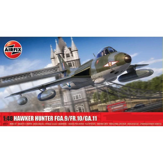 AIRFIX 1:48 SCALE Hawker Hunter FGA.9/FR.10/GA.11 Model - (AF09192) EUR ...