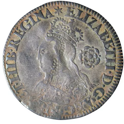 1562 Elizabeth I Milled Sixpence, mm. star, S 2595